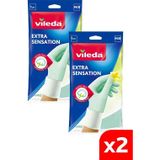 Vileda 2 Paket Extra Sensation Orta Boy Bulaşık Eldiveni