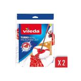 Vileda 2 Paket Turbo 2in1 Üçgen Başlık Yedek Paspas