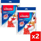 Vileda 2 Paket Turbo Extra Paspas, Üçgen Başlık, %20 Daha Fazla Kir Toplama - 2'li