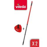 Vileda 2 Paket Turbo Teleskopik Sap + Üçgen Başlık