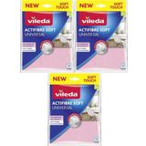 Vileda 2'li Actifibre Soft Universal Mikrofiber Bez 3 Adet