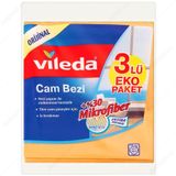Vileda 2'li Paket Mikrofiberli Cam Bezi
