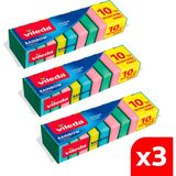 Vileda 3 Paket 10'lu Rainbow Bulaşık Süngeri - 3'lü