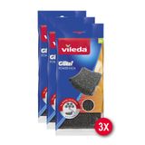 Vileda 3 Paket 2 Li Power Inox Çelik Bulaşık Sünger