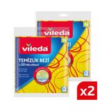 Vileda 30% Extra Mikrofiberli Temizlik Bezi 3 Lü X 2 Paket