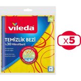 Vileda 3'lü Mikrofiber Temizlik Bezi x 5 Paket