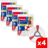 Vileda 4 Paket Turbo Extra Paspas, Üçgen Başlık, %20 Daha Fazla Kir Toplama - 4'lü