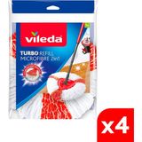 Vileda 4 Paket Turbo Extra Paspas, Üçgen Başlık, %20 Daha Fazla Kir Toplama - 4'lü