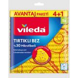 Vileda 4'lü Mikrofiber Temizlik Bezi Paketi - Yüksek Emicilik, Kir ve Kırıntıları Kolayca Toplar, Dayanıklı ve Pratik