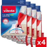 Vileda 4'lü Mop Yedeği Sprey Max Özellikli Temizlik Ürünü Uzun Süreli Kullanım İçin