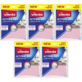 Vileda Actifibre Soft Universal New Soft Touch, Mikrofiber Temizlik Bezi, 2'li Paket, 5'li Set, Pembe