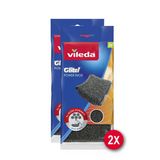 Vileda Glitzi Power Pad Inox Paslanmaz Çelik Bulaşık Teli 2'Li X 2 Paket