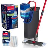 vileda H2PRO %100 Kirli ve Temiz Suyu Ayıran Temizlik Seti ve Yedek Mikrofber Mop - Renkli
