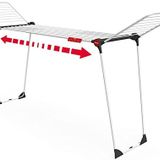 Vileda Infinity Flex 2 metre'ye kadar uzatılabilir, 30 metre kurutma alana sahip çamaşır kurutmalığı