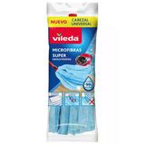 Vileda Mikrofiber Saçaklı Havlu Paspas Yedeği – 100% Mikrofiber, Hijyenik Ve Tüm Zeminlerde Etkili Temizlik