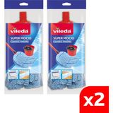 Vileda Mop Yedeği 2'li Paket Supermocio Klasik Yedek Paspas Uzun Süreli Kullanım İçin Dayanıklı