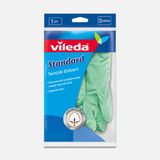 Vileda Pamuklu Tek Small Temizlik Eldiveni Yeşil (4'Li Paket)