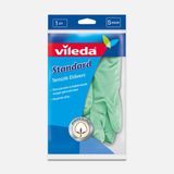 Vileda Pamuklu Tek Small Temizlik Eldiveni Yeşil (6'Li Paket)