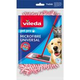 Vileda Pet Pro Universal Yedek Paspas Tekli Mikrofiber Başlık ile Yüksek Emicilik Özelliği