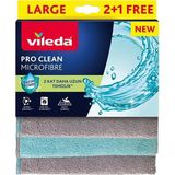 Vileda Pro Clean Enzim Teknolojili Mikrofiber Temizlik Bezi 2+1