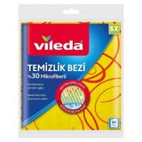 VİLEDA SARI TEMİZLİK BEZİ 5 Lİ (%30 MİKROFİBERLİ) 172640