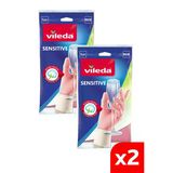 Vileda Sensitive Bulaşık Eldiveni Orta Boy M/8 X 2 Paket