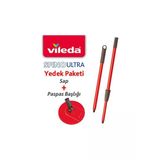 Vileda Spino Ultra Yedek Sopa + Yuvarlak Plastik Başlık