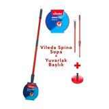 Vileda Spino Ultra Yedek Sopa + Yuvarlak Plastik Başlık