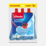 Vileda Super Mocio Klasik Yedek Paspas 3'Lü Ekonomik Paket (4'Li Paket)