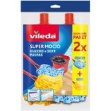 Vileda Supermocio Klasik + Ahşap Yedek Paspas