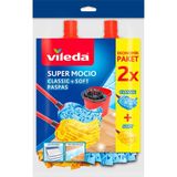 Vileda Supermocio Klasik Mop Yedek Paspas Tekli Yüksek Emicilik Özelliği ile Temizlik İçin İdeal
