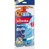Vileda Supermocio Yedek Paspas Mavi Renkli Çok Dayanıklı ve Tüm Yüzeylerde Kullanıma Uygun