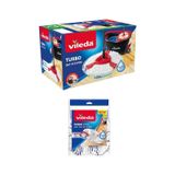Vileda Turbo 2in1 Pedallı Temizlik Seti + 3in1 Yedek Paspas