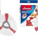 Vileda Turbo 2in1 Yedek Paspas, Üçgen Başlık, Yumuşak Mikrofiber, 1 Adet 2li paket