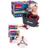 Vileda Turbo 2in1 Yeni Pedallı Temizlik Seti + 2 Paket Turbo Extra Paspas