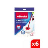 Vileda Turbo Classic Üçgen Başlık Mikrofiber Yedek Paspas X 6 Adet