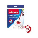 Vileda Turbo Easywring & Clean Mikrofiber Yedek Paspas 3 Paket