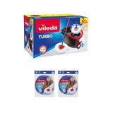 Vileda Turbo Pedallı Temizlik Sistemi + 2 Adet Yedek Paspas