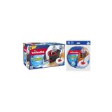 Vileda Turbo Pedallı Temizlik Sistemi, Microfibre Mop, Yedek Başlıklı