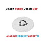 Vileda Turbo Pedalli Yedek Mop Mikrofiber Üçgen Mop