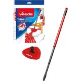 Vileda Turbo Sap + Turbo Classic Üçgen Başlık + Mikrofiber Yedek Paspas