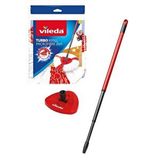 Vileda Turbo Teleskopik Sap + Üçgen Başlık + Mikrofiber Yedek Paspas