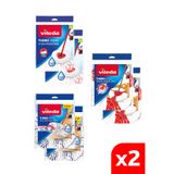 Vileda Turbo Temizlik Seti 6 lı Mikrofiber Yedek Paspas Paketi (Klasik + 2in1 + 3in1)