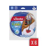 Vileda Turbo Üçgen Başlık Mikrofiber Yedek Paspas X 6 Adet