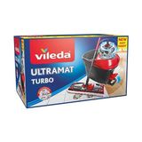 Vileda Ultramat Turbo Temizlik Seti Plastik Mikrofiber Malzeme ile Ergonomik Tasarım