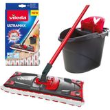Vileda Ultramax Temizlik Seti + Yedek Bez Ergonomik Tasarım ile Kolay Temizlik Sağlar - Set + Yedek