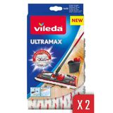 Vileda Ultramax Turbo 2İn1 Dikdörtgen Başlık Mikrofiber Yedek Paspas X 2 Adet