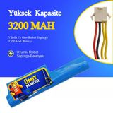 Vileda Vr One Robot Süpürge 3200 Mah Batarya – Orjinal Uyumlu Uzun Ömürlü, Yüksek Performans Pil