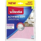 Vileda Yeni Soft Touch (Paket İçi 2Li) Actifibre Soft Mikrofiber Temizlik Bezi Universal
