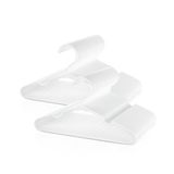 VILICK Çocuk Askıları 50'li Paket, Premium Plastik Bebek Askıları Çocuk Giysileri, Yürümeye Başlayan Çocuk, Bebek, Dayanıklı Kaymaz Çocuk Elbise Askısı, Dolap Yer Tasarrufu için, Beyaz